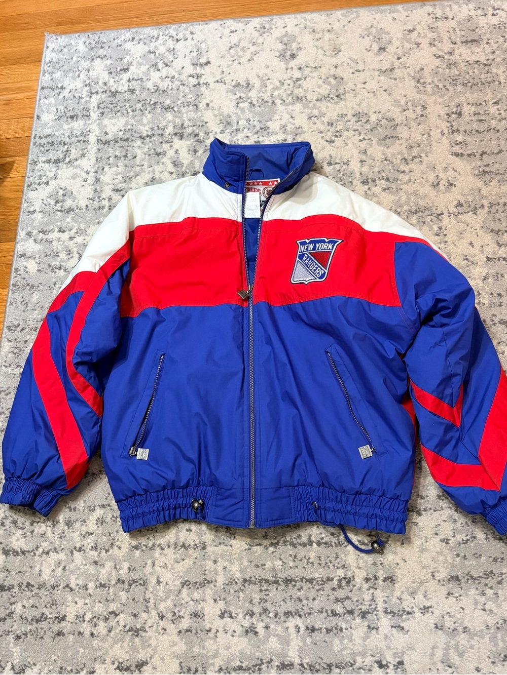 Vintage New York Rangers Puffer Jacket
